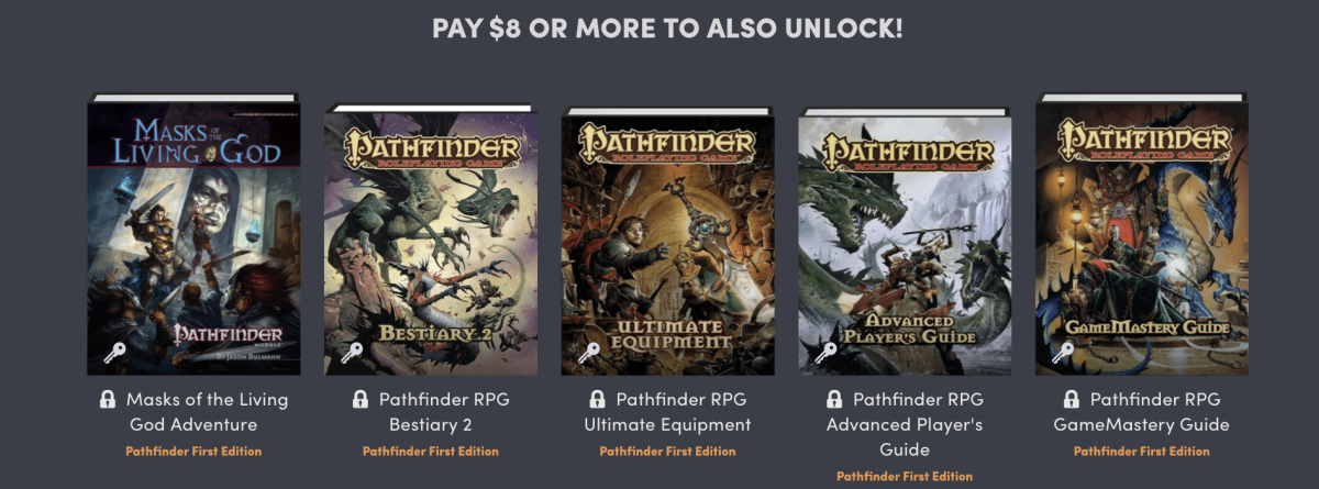 More books from the Pathfinder RPG Humble Bundle