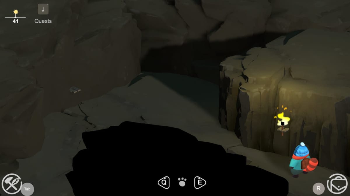 Screenshot of the north cave in Aka, Aka Islands Guide