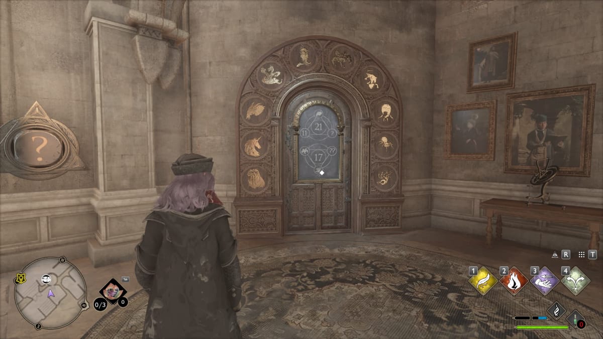 Hogwarts Legacy The Great Hall Puzzle Door Solution 