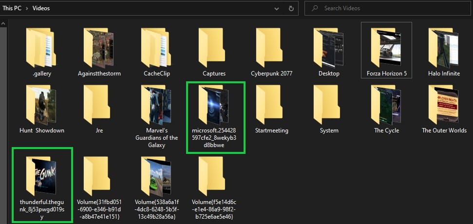 GeForce Screenshot Folders