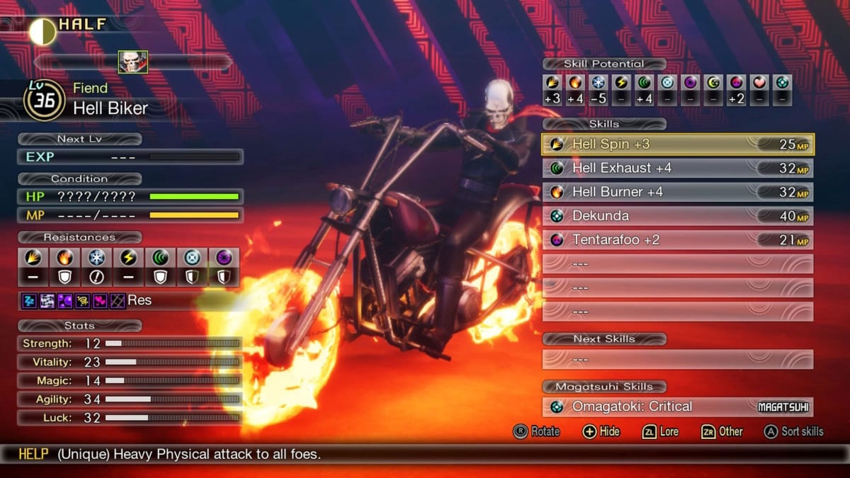Shin Megami Tensei V Return of the True Demon - Hell Biker