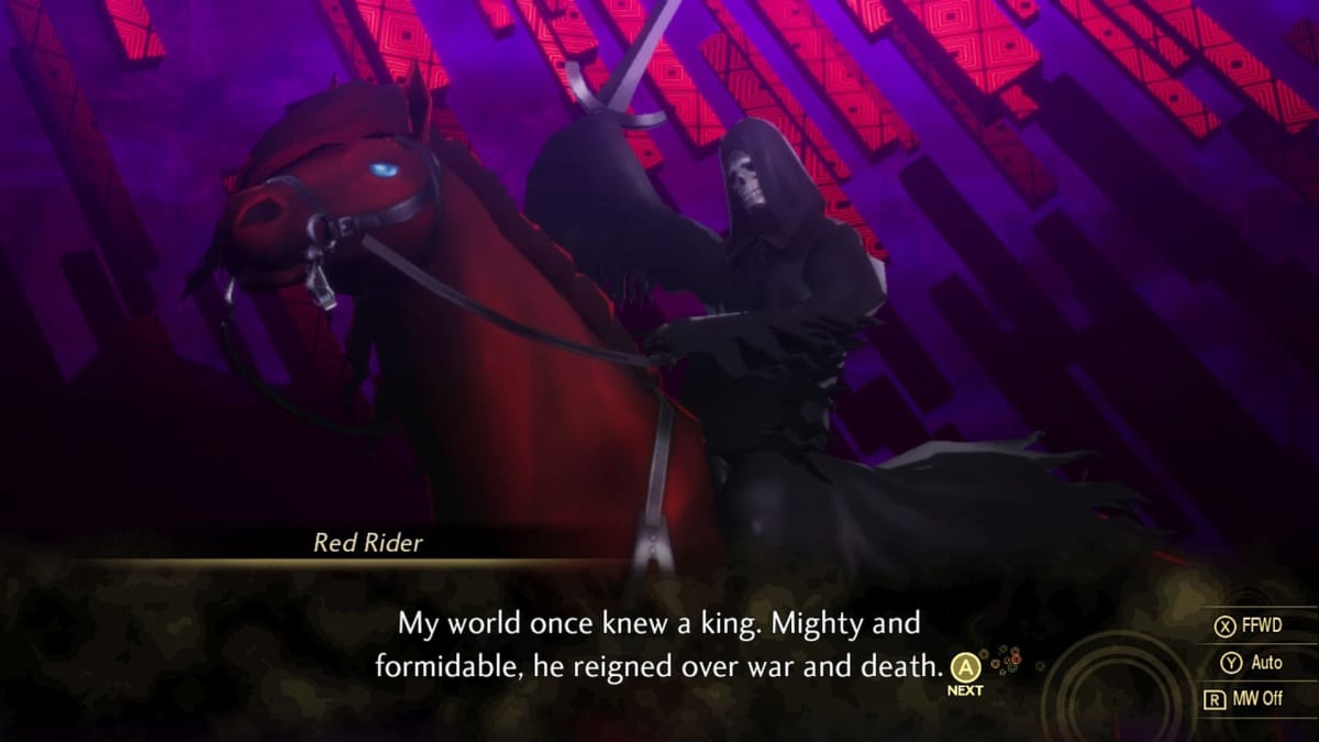 Shin Megami Tensei V Return of the True Demon - Red Rider