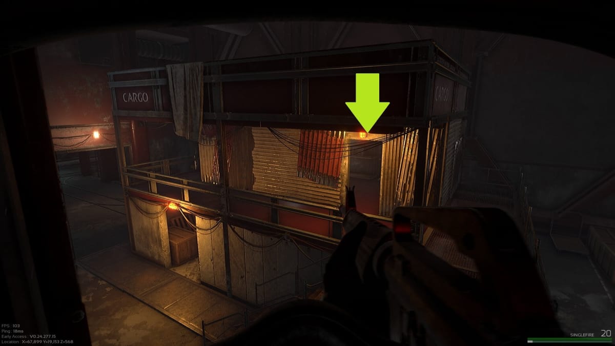 Arrow Pointing To The Door To Go Through For The Marauders Shopping Tour Contract