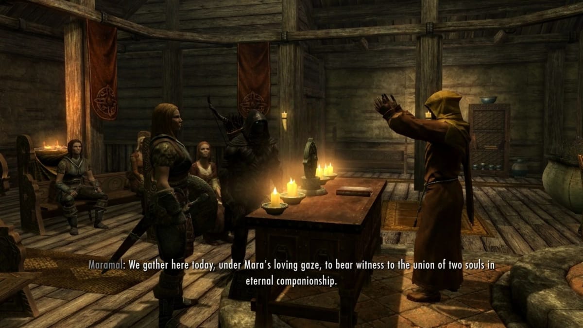 A marriage in Skyrim