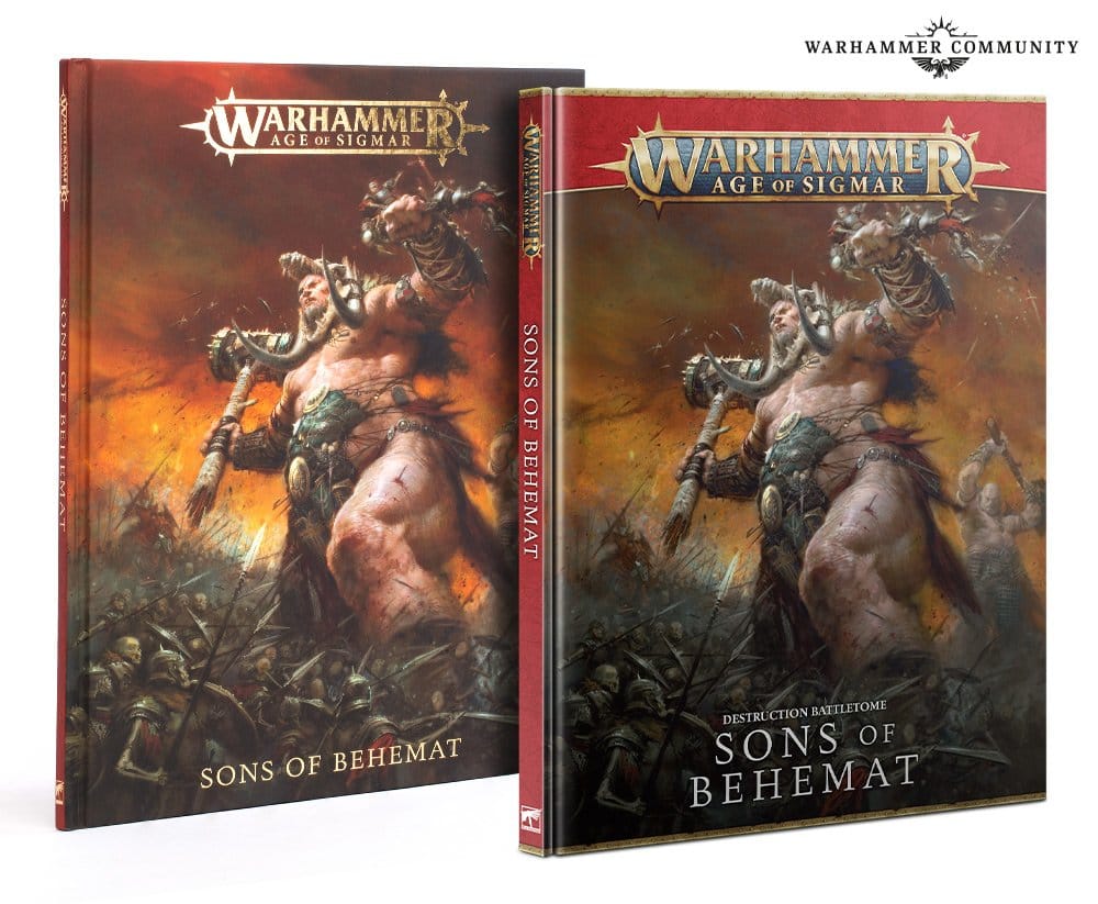 The Sons of Behemat Battletome, a Warhammer New Release
