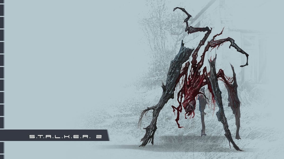 A tree-like mutant from concept art from the original STALKER 2.