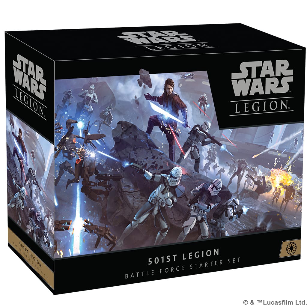 The box for the 501st Legion Battle Force Starter Set for Star Wars Legion, part of our wargaming gift guide