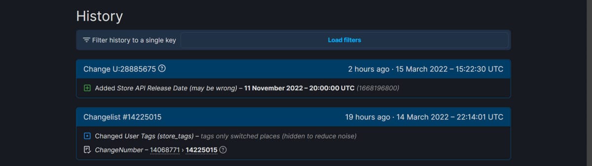 Internal Steam Release Dates Apparently Leaked via API