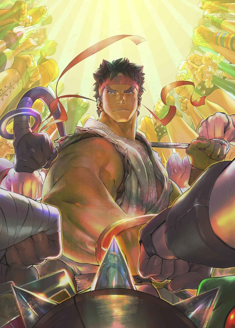 Stylized artwork of Ryu from Street Fighter 6 to celebrate a million players
