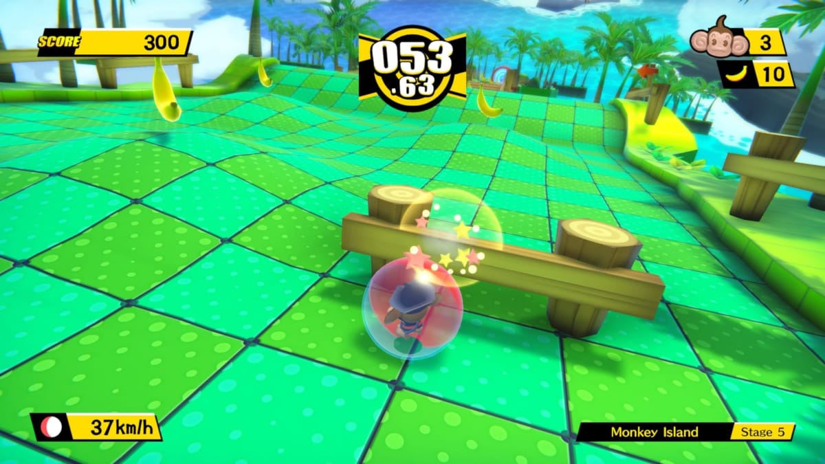 An early stage in Super Monkey Ball: Banana Blitz HD