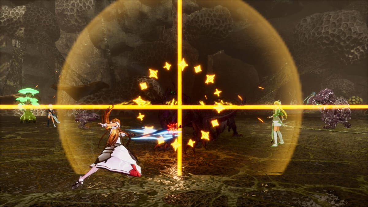 A circular star attack in Sword Art Online Last Recollection