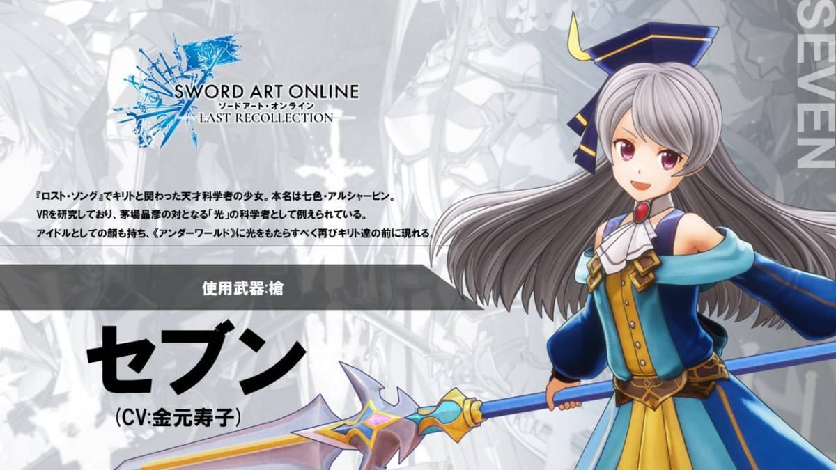 Sword Art Online Last Recollection All Playable Characters 