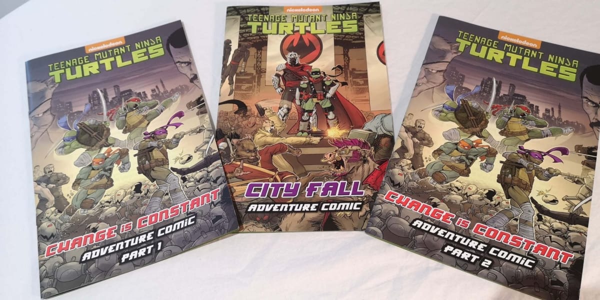 TMNT Change is Constant and Cityfall Adventure Books