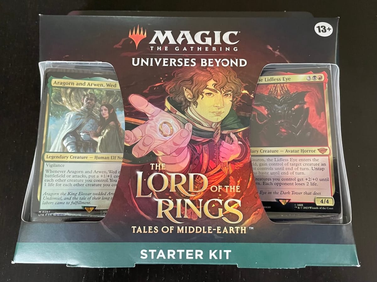 An image of the MTG Tales of Middle-earth Starter Kit, sealed
