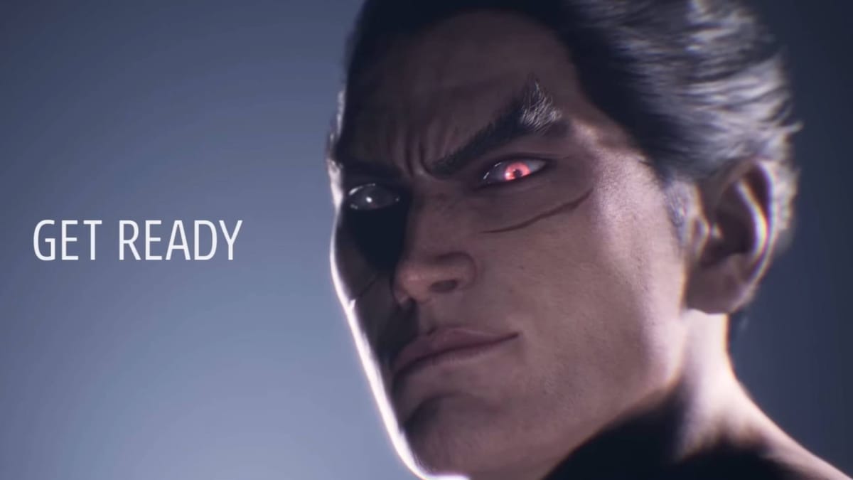 Jin smiling at the camera in what is presumably a Tekken 8 reveal