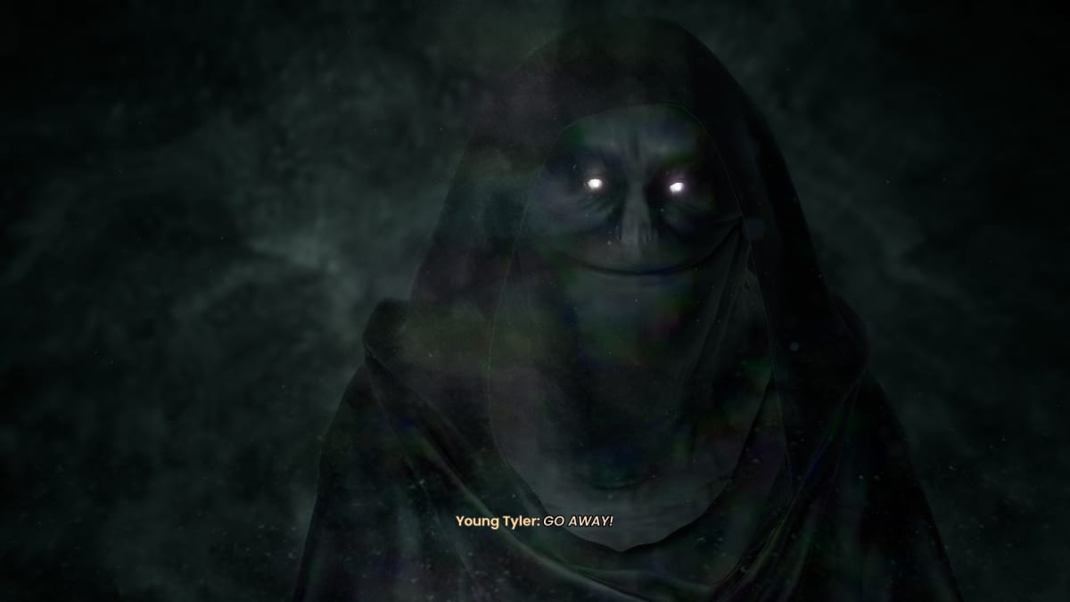 A mysterious Hooded Stranger With a Sinister Smile