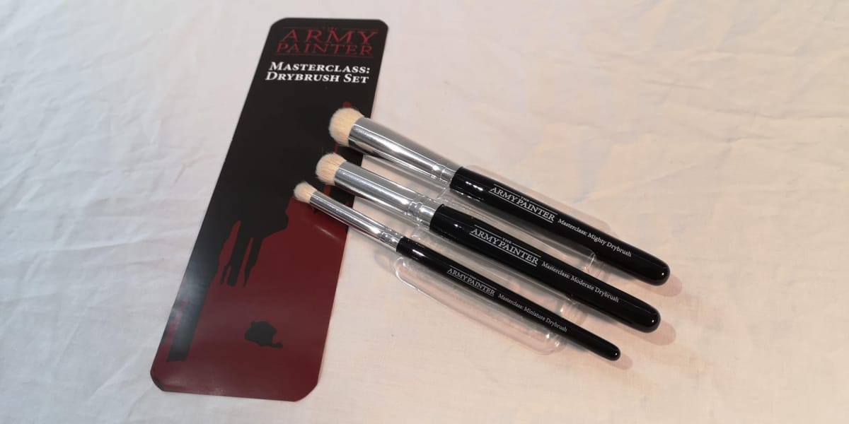 The Army Painter Dry Brush Set Masterclass Paint Brush Set Miniature  Painting