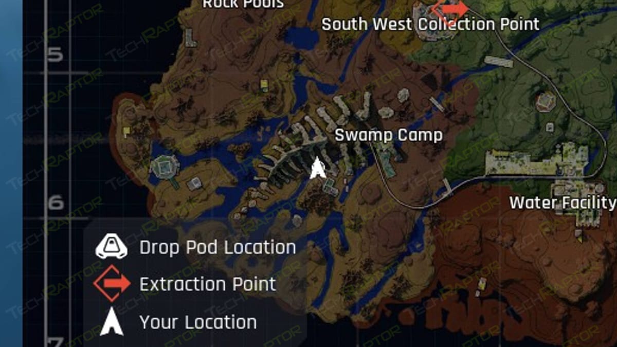 The Cycle: Frontier Swamp Camp Dead Drop Location - location
