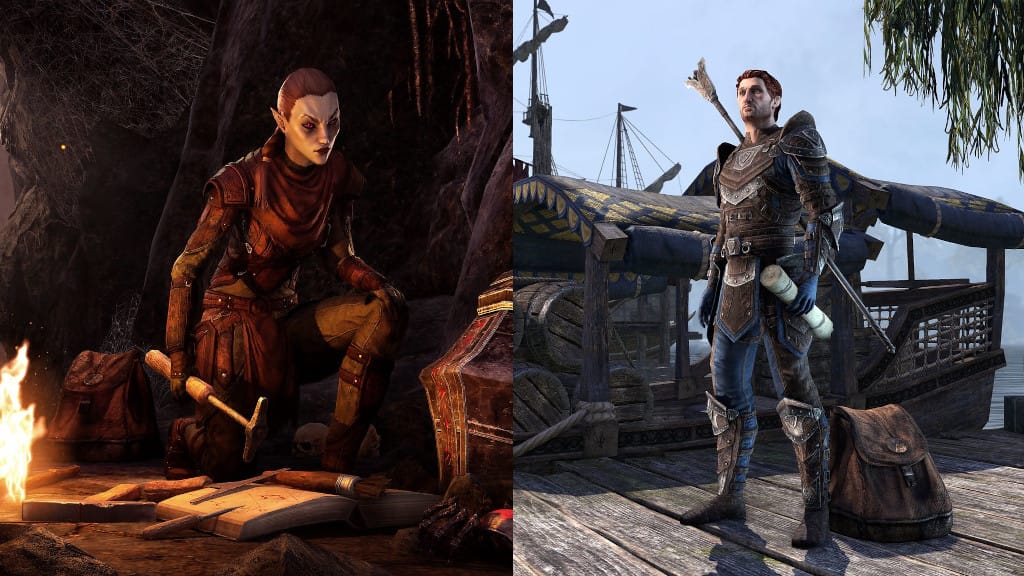 Bastian Hallix and Mirri Elendis, the new companions in The Elder Scrolls Online