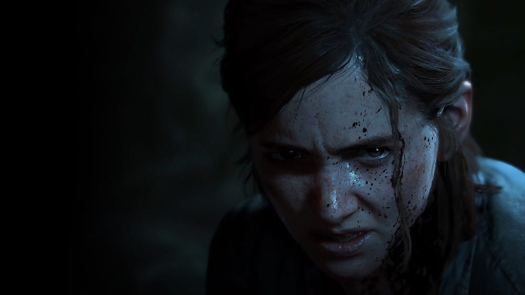 Ellie looking angry in The Last of Us Part II