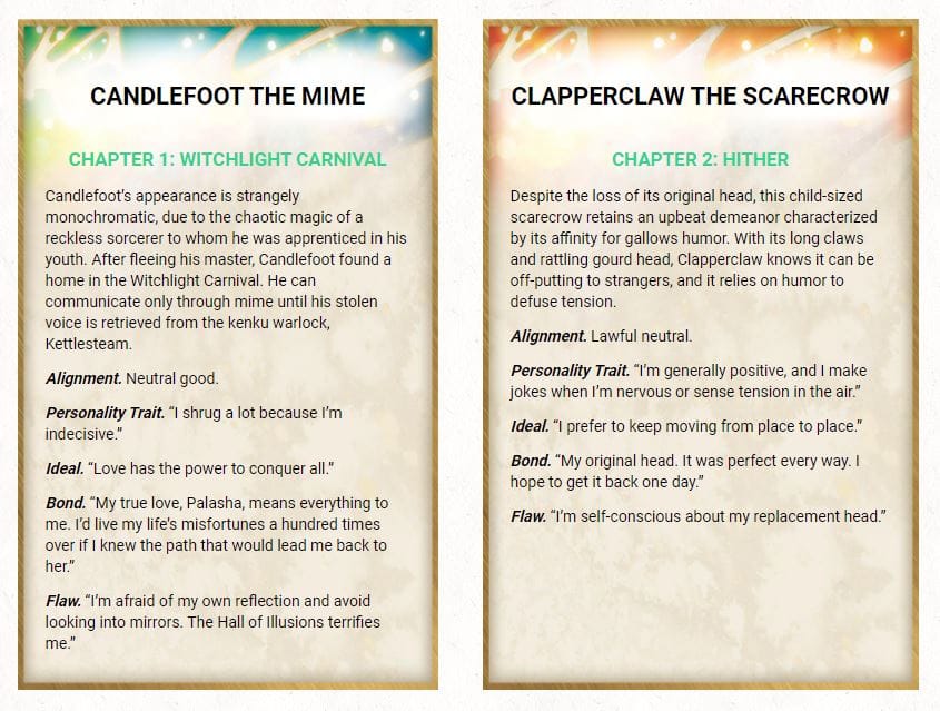 Roleplay Cards