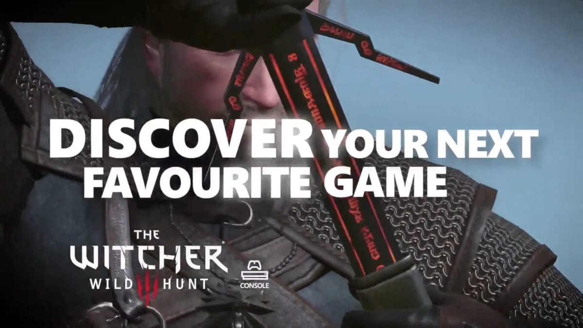 The Witcher 3 Game Pass ad
