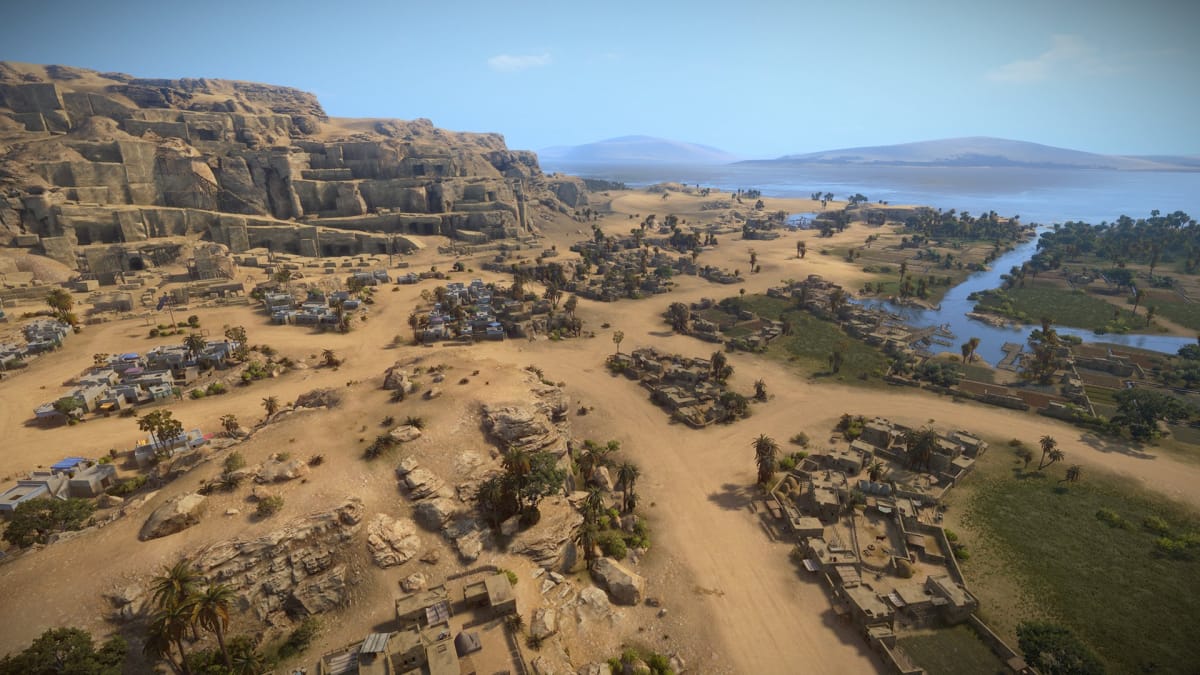 Total War: Pharaoh small settlement