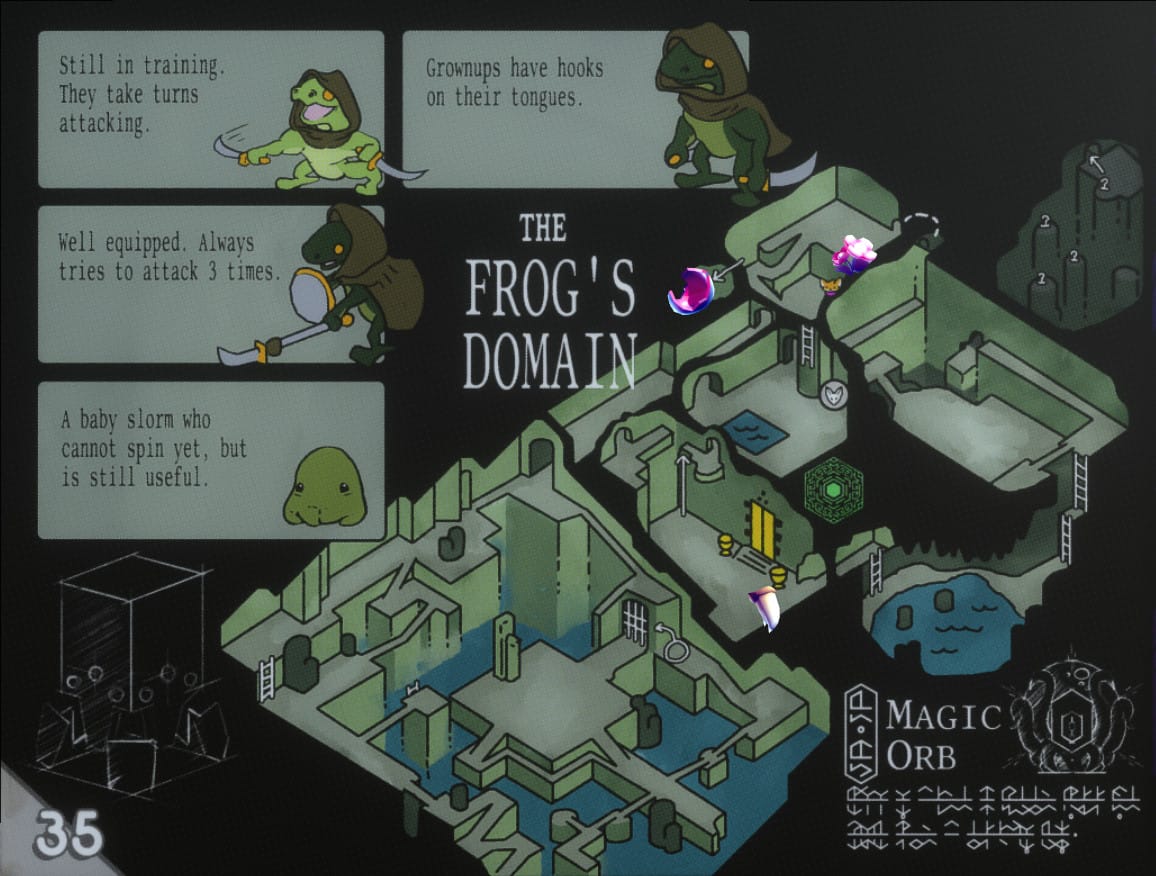 Tunic The Frog's Domain Collectibles Map