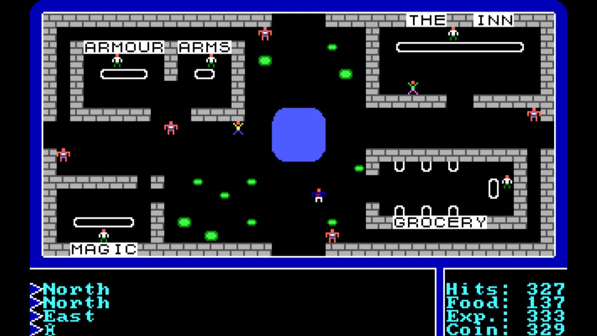 Ultima 1 City of Moon Screenshot