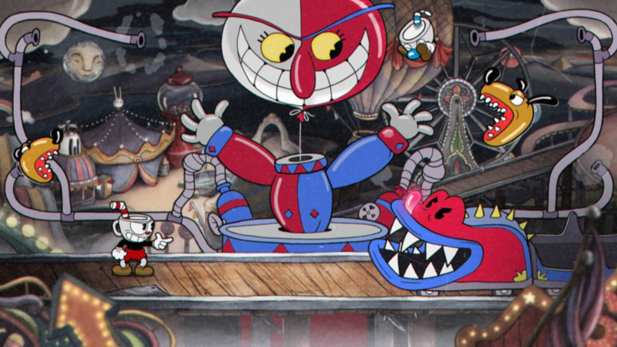 Cuphead, a game that uses the Unity engine