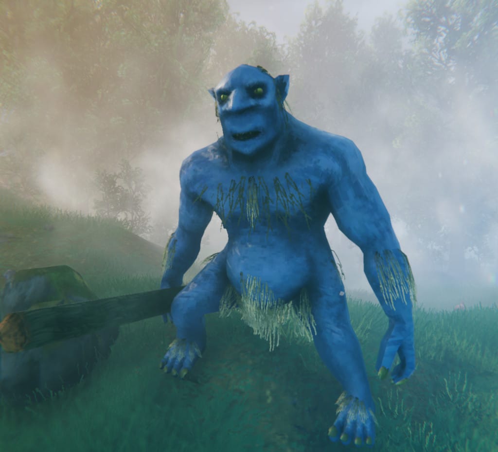 The new updated troll model in Valheim
