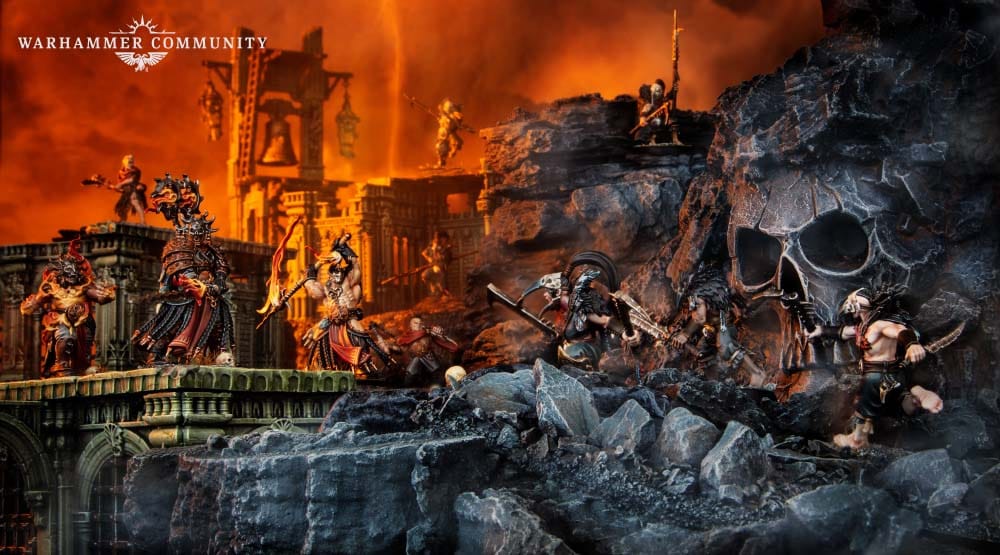 Champions clash in the Warhammer skirmish game Warcry. Image: Games Workshop