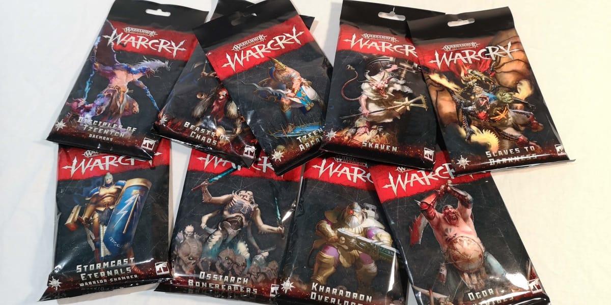 Warcry Card packs