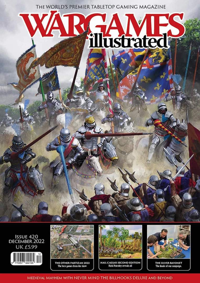 The latest issue of Wargames Illustrated, a magazine dedicated to wargaming and part of our wargaming gift guide