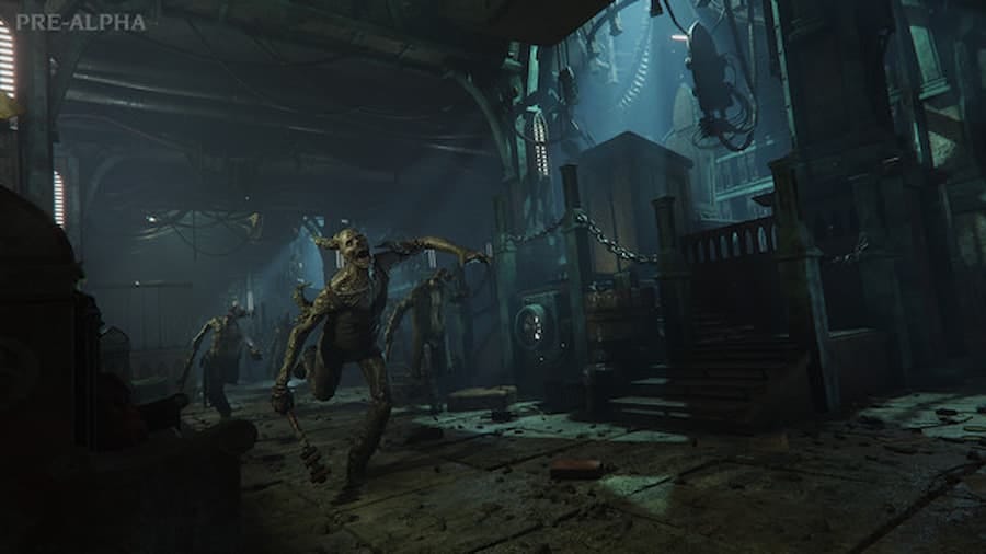 Warhammer 40,000 Darktide Gameplay screenshot of aliens running toward the camera, Warhammer 40,000: Darktide release date