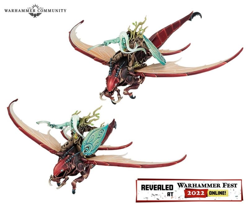 A preview image of sylvaneth's riding large insects.