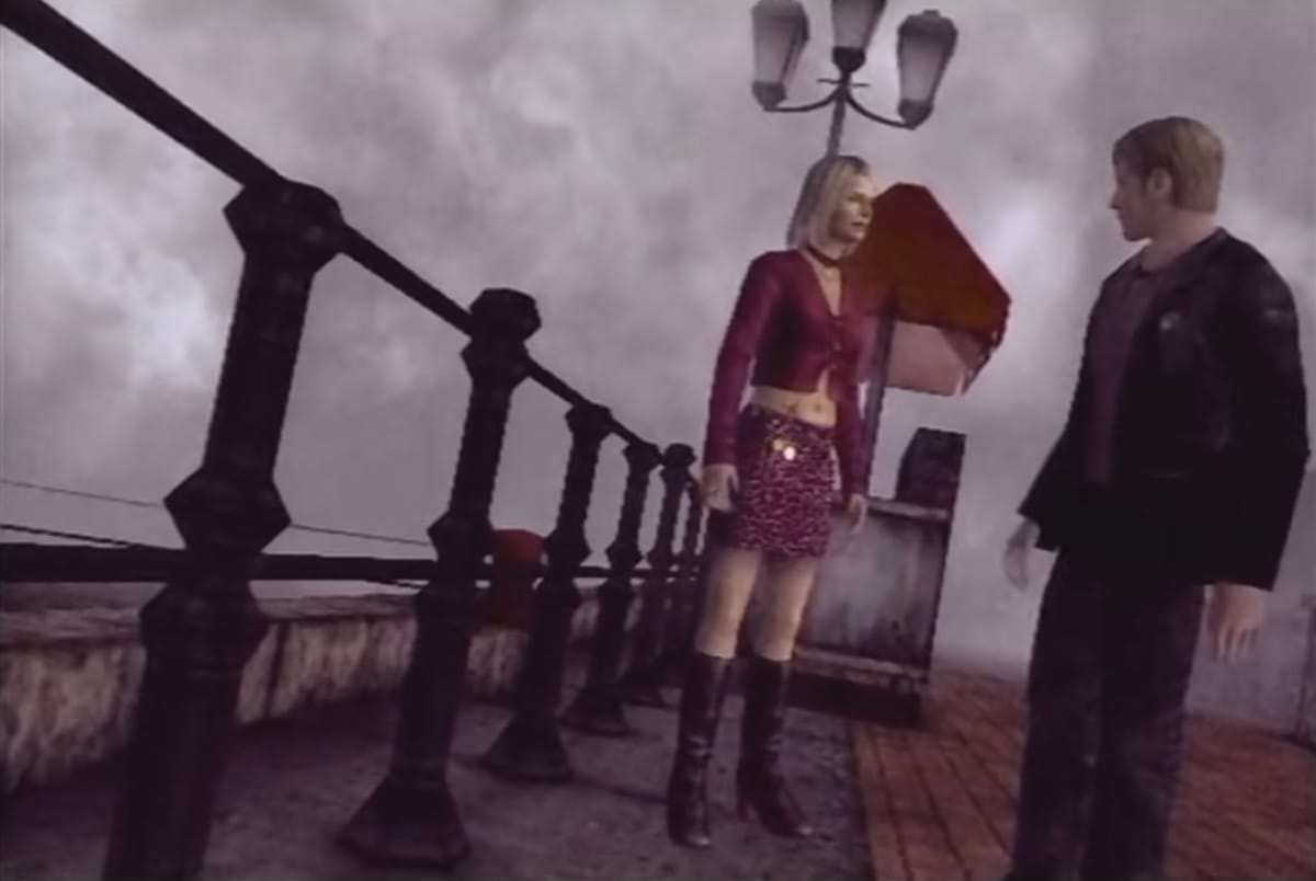 Standing on bridge in Silent Hill 2