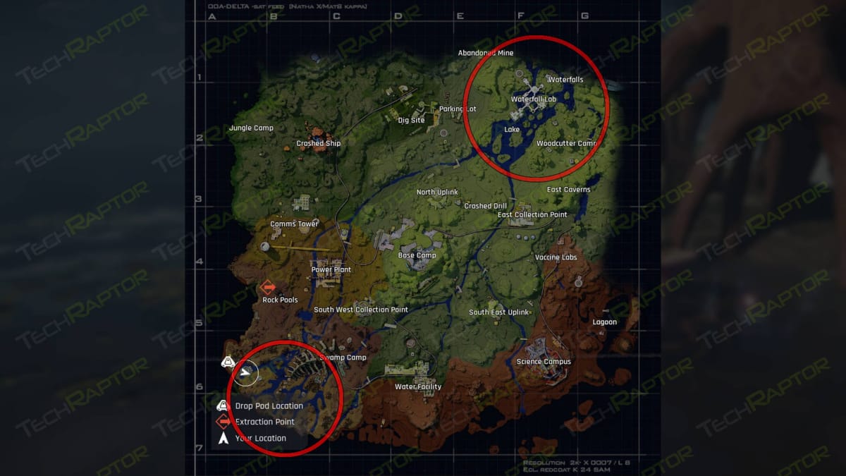 Where to Find Waterweed Filament in The Cycle Frontier - Map