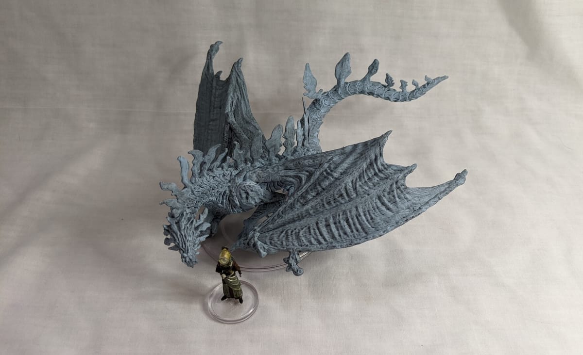 The Adult Lunar Dragon from Wizkids' Spelljammer Collector's Edition