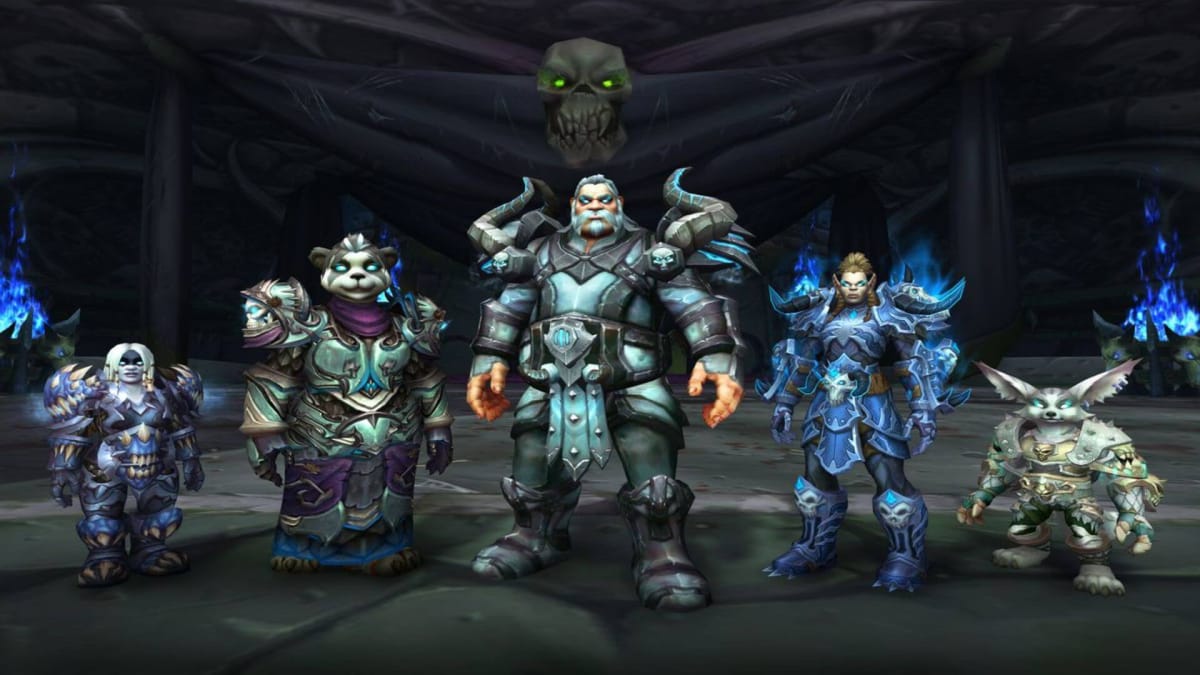 A selection of players from World of Warcraft, Activision Blizzard's biggest game