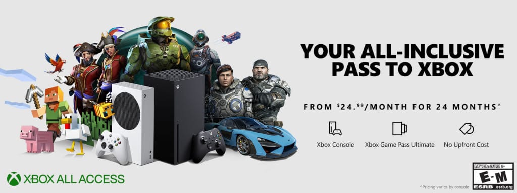 A banner image for Xbox All Access