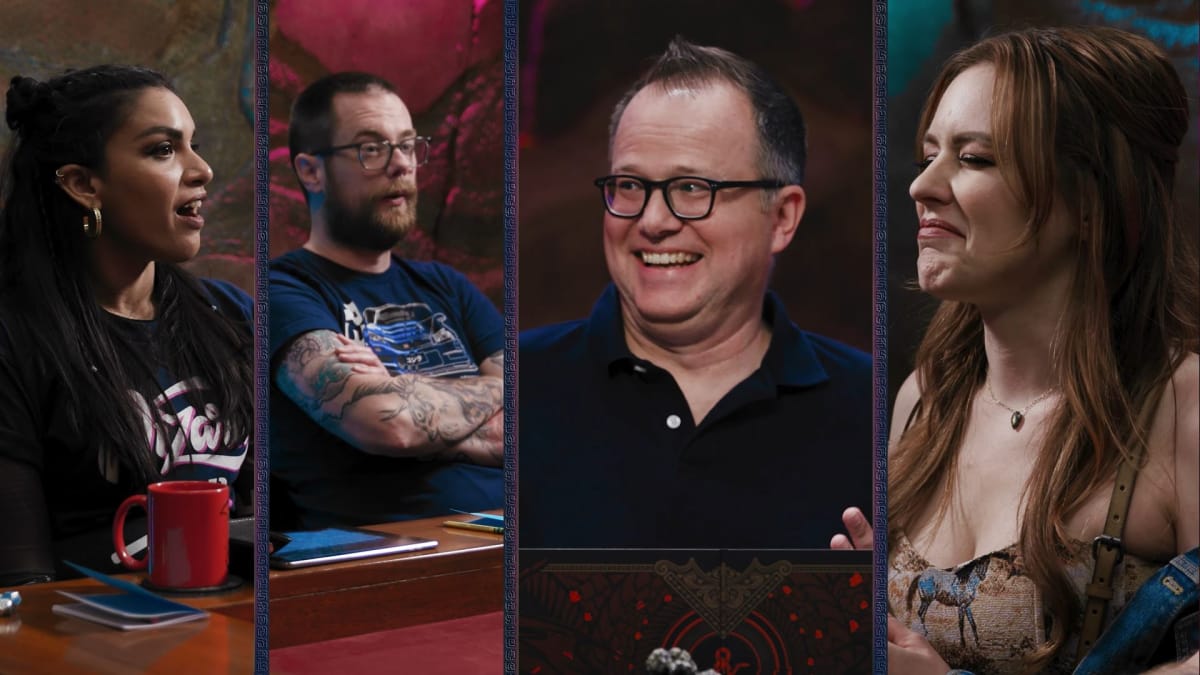 Acquisitions Incorporated players and DM having fun