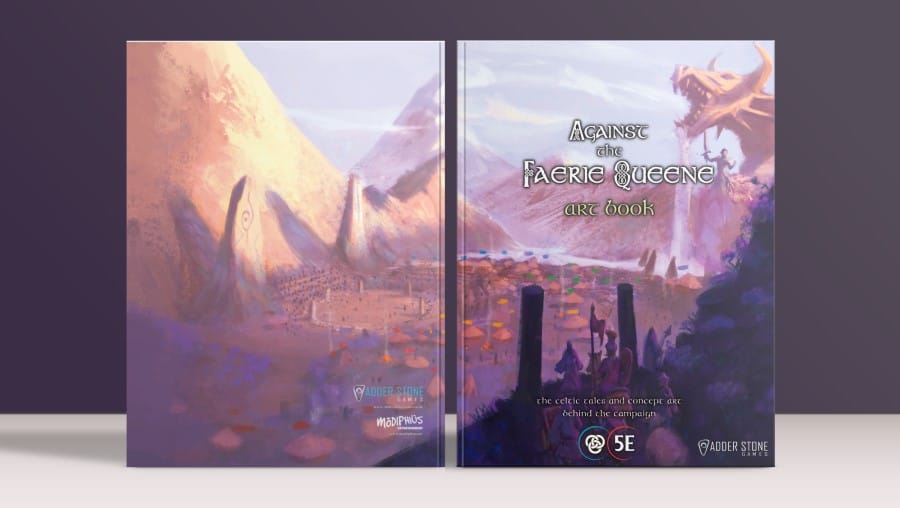 A screenshot of the art book for Against The Faerie Queene