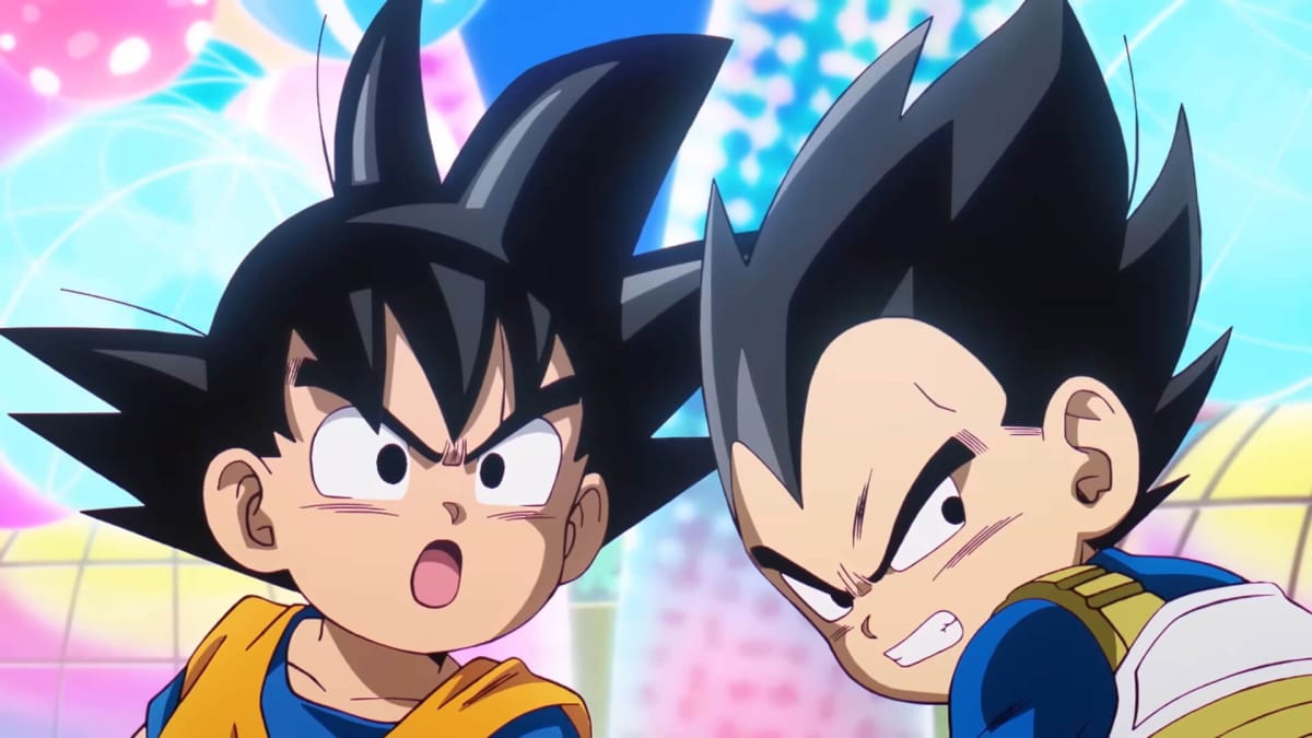 Chibi versions of Goku and Vegeta in the upcoming Dragon Ball Daima