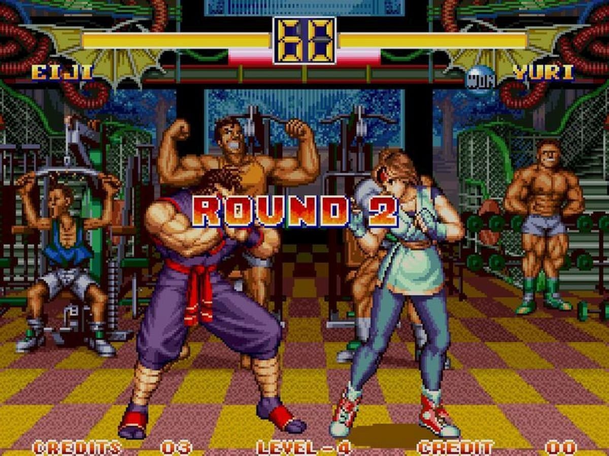 Gameplay screenshot from Art of Fighting 2.