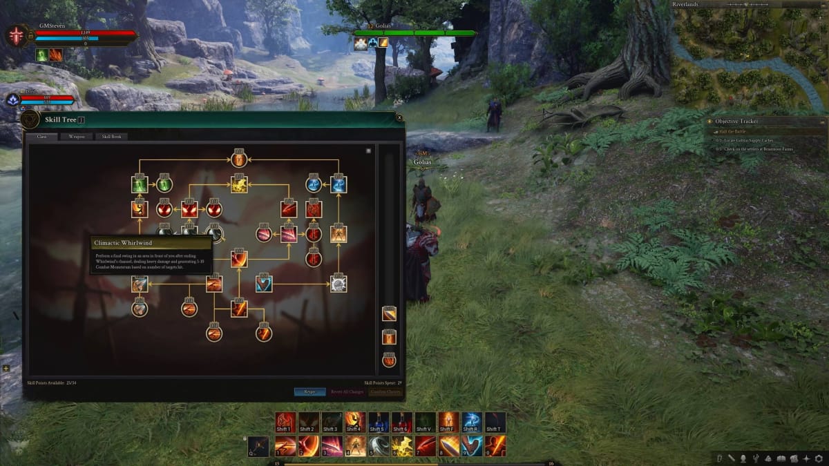 Warrior Ability Tree in Ashes of Creation