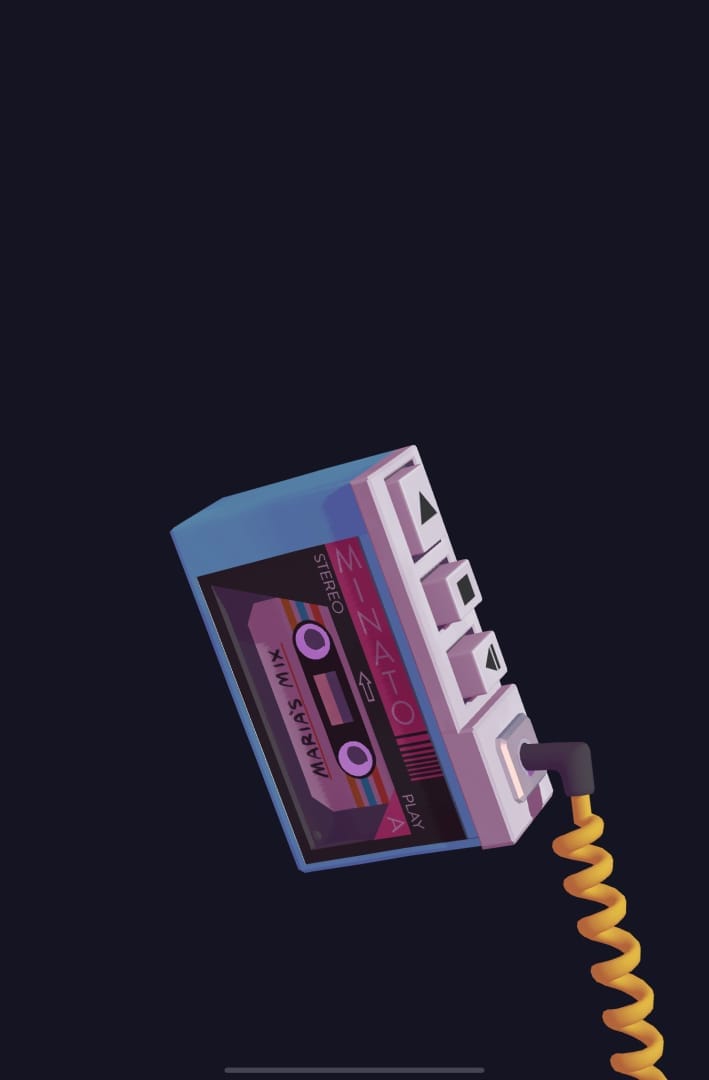 Assemble with Care, one of the best Apple Arcade games, shows off an '80s-inspired tape recorder.