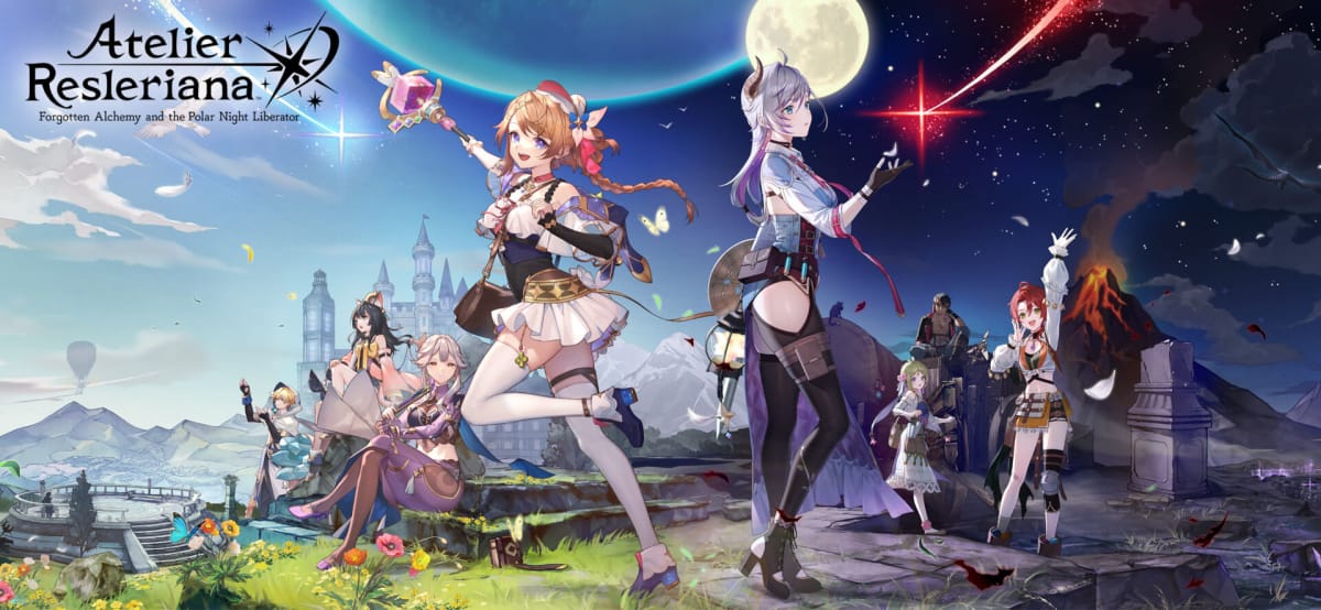 Cover art for the Koei Tecmo game Atelier Resleriana: Forgotten Alchemy and the Polar Night Liberator