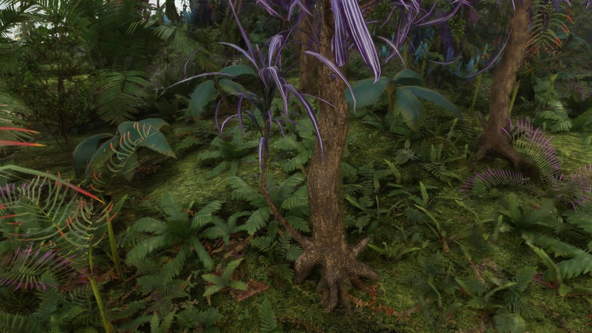 Avatar: Frontiers of Pandora Resources Guide - Night Leaf Branch on a Night Leaf Tree