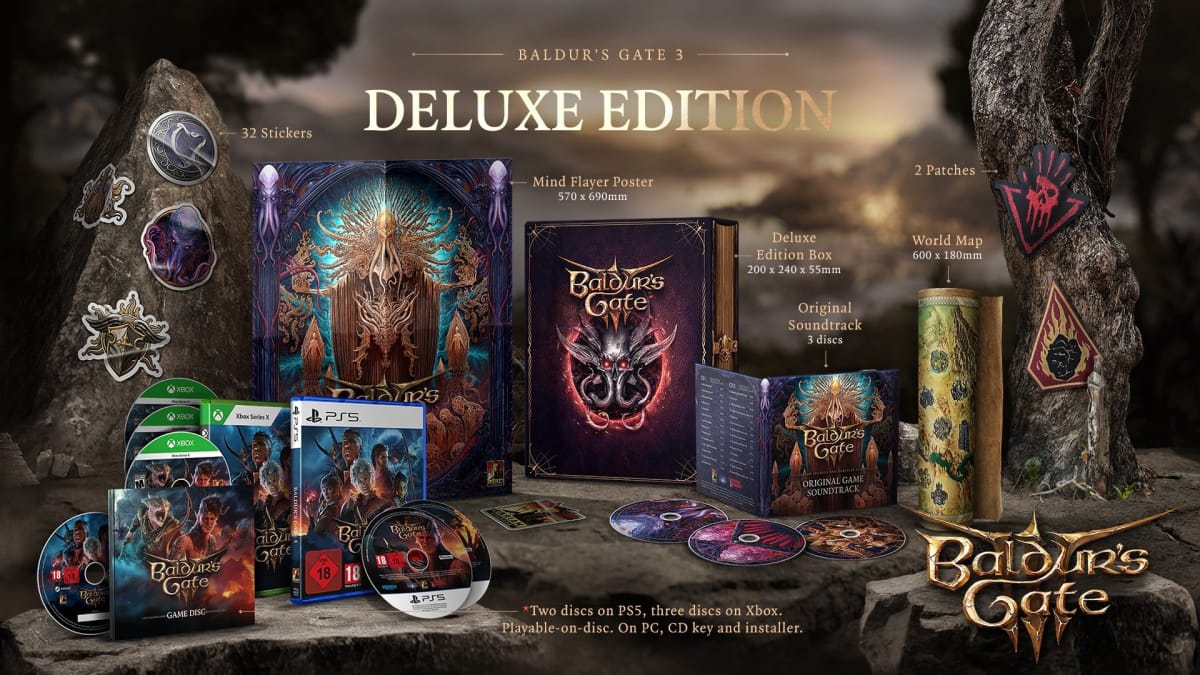 Baldur's Gate 3 Physical Deluxe Edition Mockup